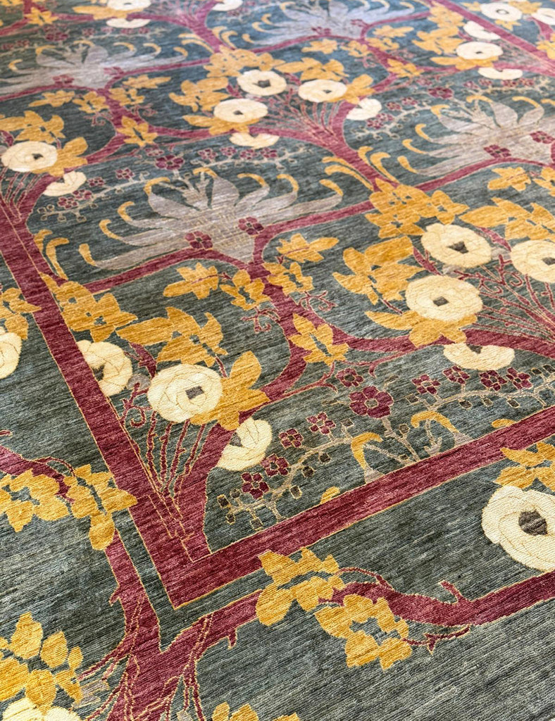Arts & Crafts Rug | 417cm x 300cm | Emma Mellor Handmade Rugs