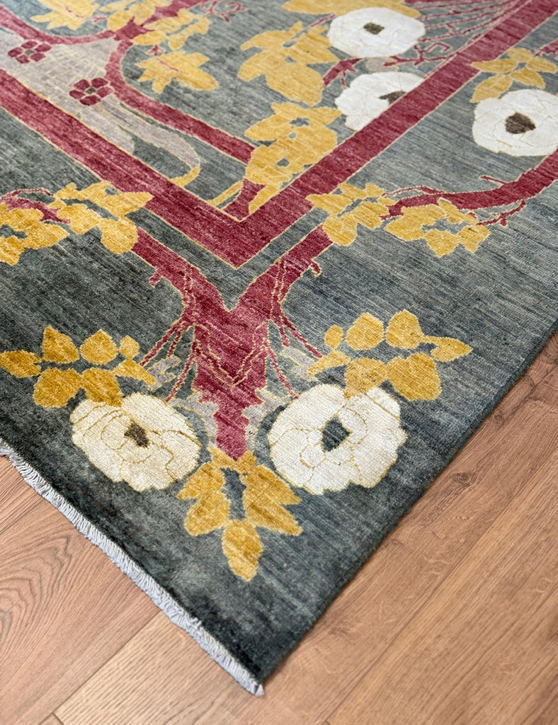 Arts & Crafts Rug | 417cm x 300cm | Emma Mellor Handmade Rugs