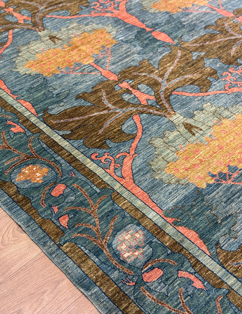 Arts & Crafts Rug | 416cm x 305cm | Rugs | Emma Mellor Handmade Rugs
