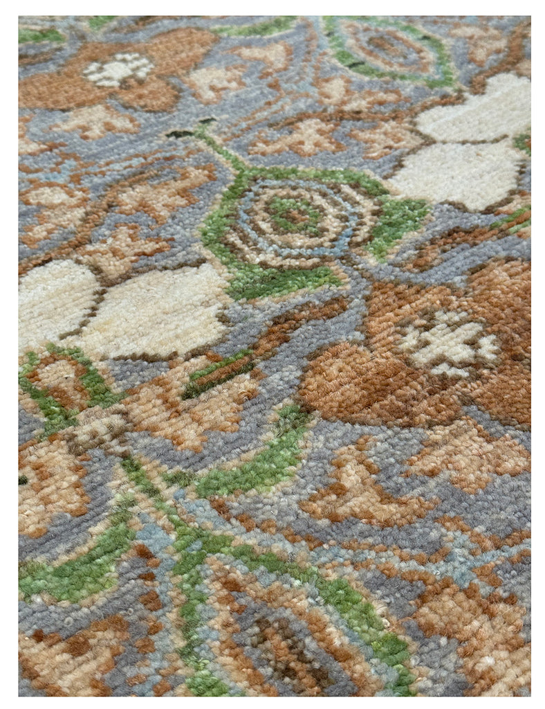 Arts & Crafts Hall Runner | 300cm x 80cm | Hall Rug | Emma Mellor Rugs
