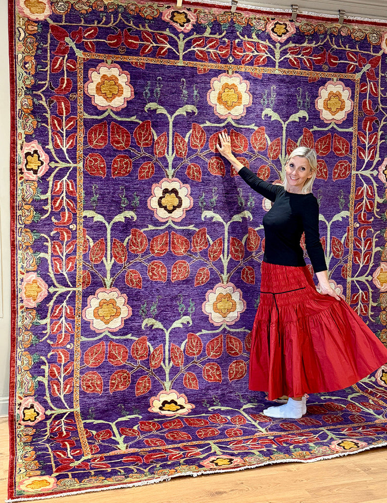 Arts & Crafts Rug | 367cm x 275cm | Karakul Rugs | Emma Mellor Rugs