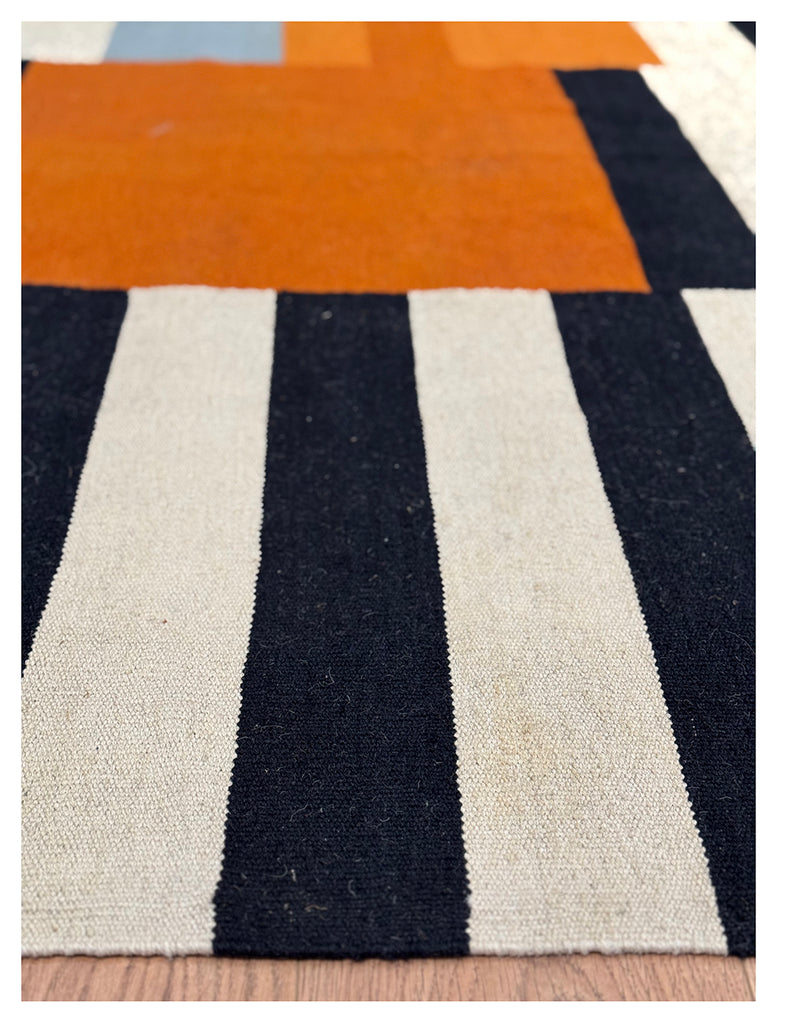 Bauhaus Rug | 310cm x 198cm | Contemporary Kilim | Emma Mellor Rugs