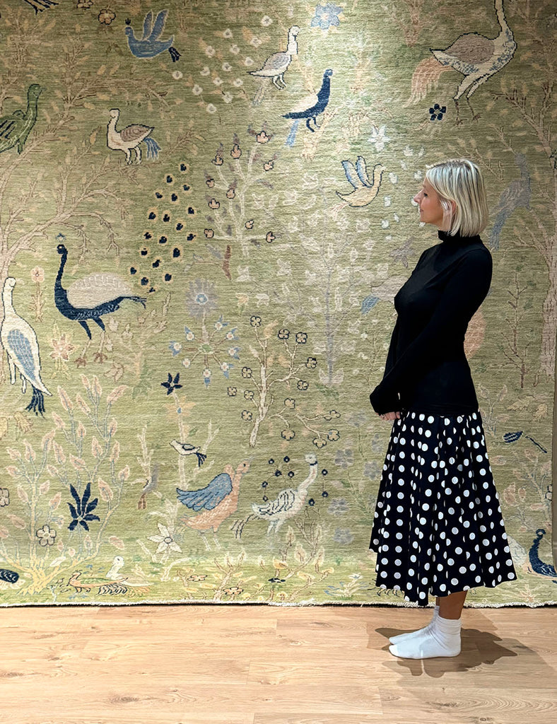 Pistachio Rug | 300cm x 255cm | Large Handmade Rugs | Emma Mellor Rugs