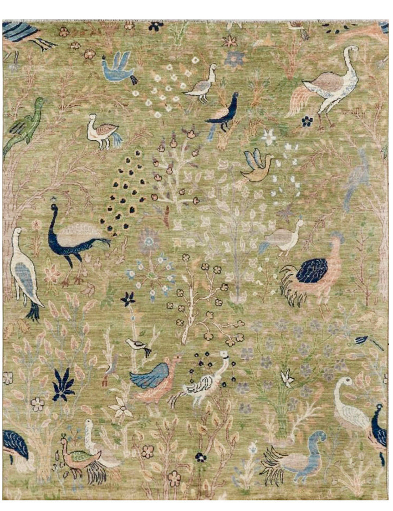 Pistachio Rug | 300cm x 255cm | Large Handmade Rugs | Emma Mellor Rugs