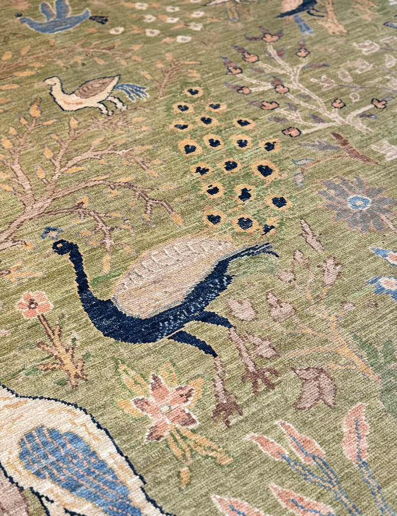 Pistachio Rug | 300cm x 255cm | Large Handmade Rugs | Emma Mellor Rugs