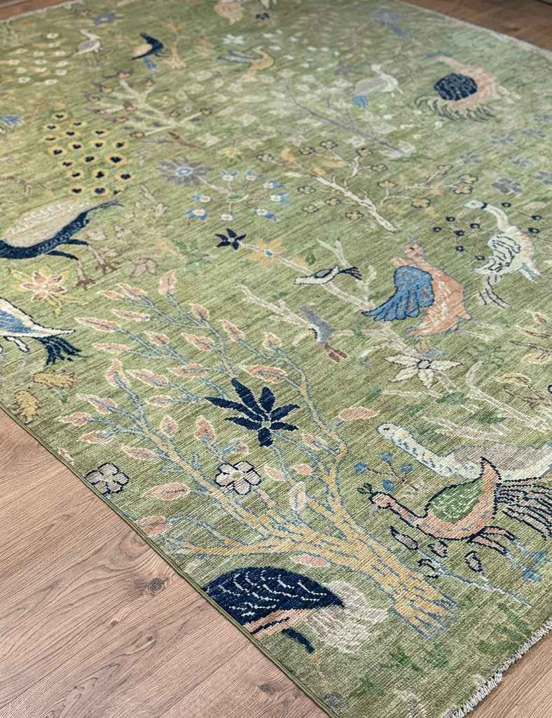 Pistachio Rug | 300cm x 255cm | Large Handmade Rugs | Emma Mellor Rugs