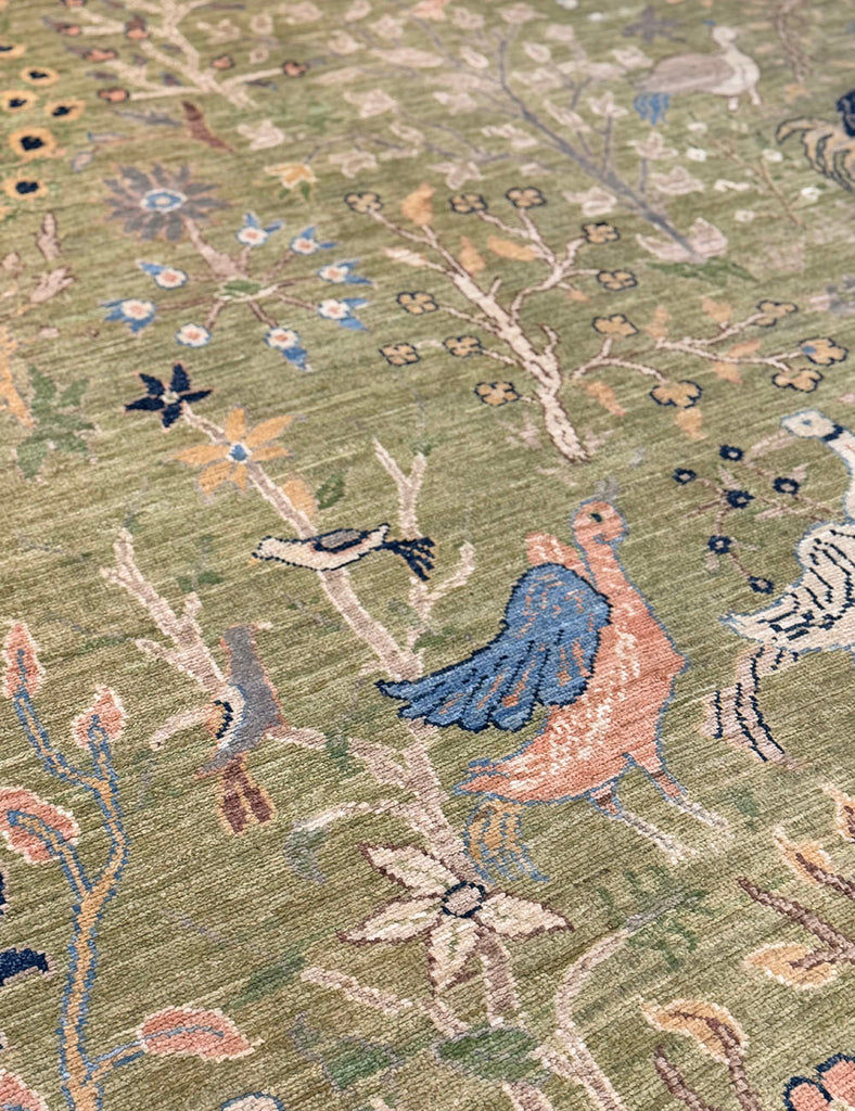 Pistachio Rug | 300cm x 255cm | Large Handmade Rugs | Emma Mellor Rugs