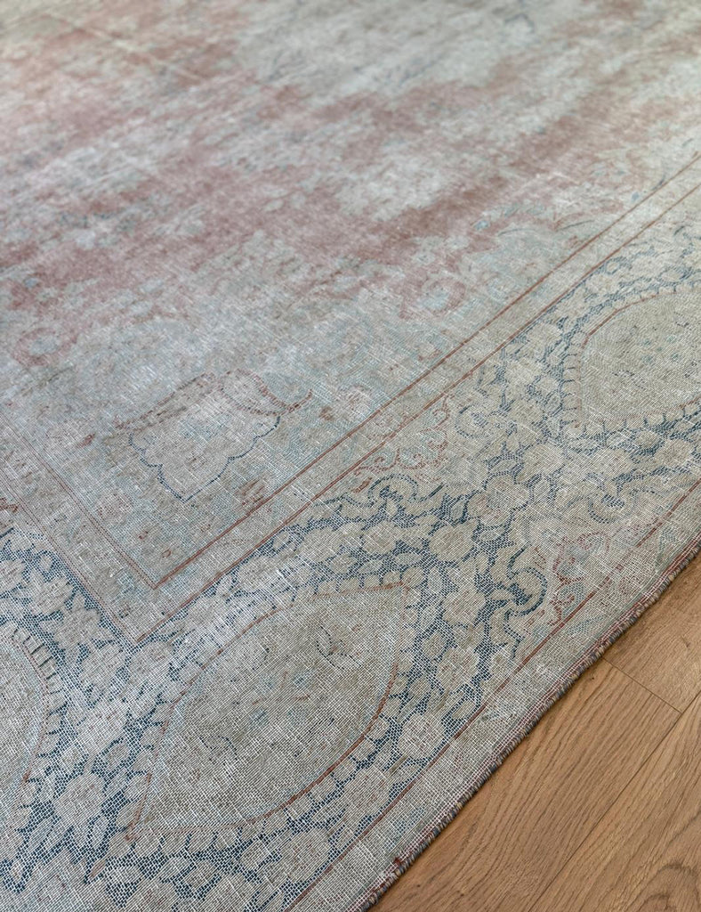 Blush Vintage Rug | 396cm x 295cm | Vintage Rugs | Emma Mellor Rugs