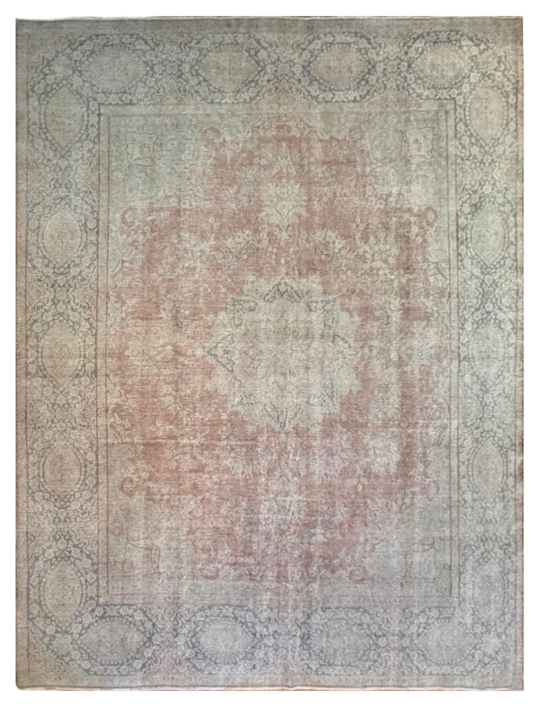 Blush Vintage Rug | 396cm x 295cm | Vintage Rugs | Emma Mellor Rugs