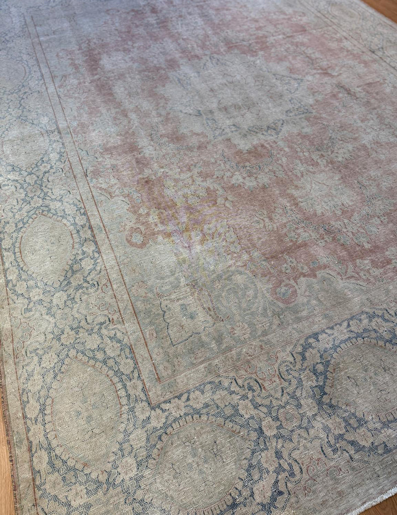 Blush Vintage Rug | 396cm x 295cm | Vintage Rugs | Emma Mellor Rugs