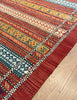 Carnival Kilim in Terracotta Red | 407cm x 315cm | Emma Mellor 