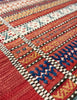 Carnival Kilim in Terracotta Red | 407cm x 315cm | Emma Mellor 