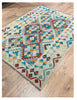 Kilim Rug | 183cm x 132cm | Chalk Kilim Rug | Emma Mellor Rugs London