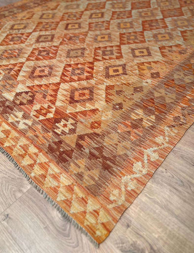 Kilim Rug | 270cm x 200cm | Chalk Kilim Rug | Emma Mellor Rugs London