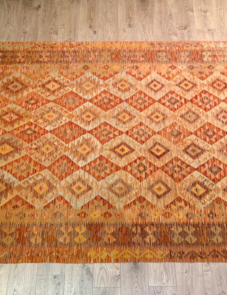 Kilim Rug | 270cm x 200cm | Chalk Kilim Rug | Emma Mellor Rugs London