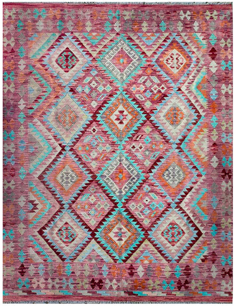 Kilim Rug | 236cm x 184cm | Chalk Kilim Rug | Emma Mellor Rugs London