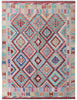 Kilim Rug | 238cm x 181cm | Chalk Kilim Rug | Emma Mellor Rugs London