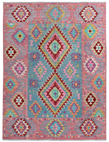 Chalk Kilim 197cm x 150cm (6'6 x 5')