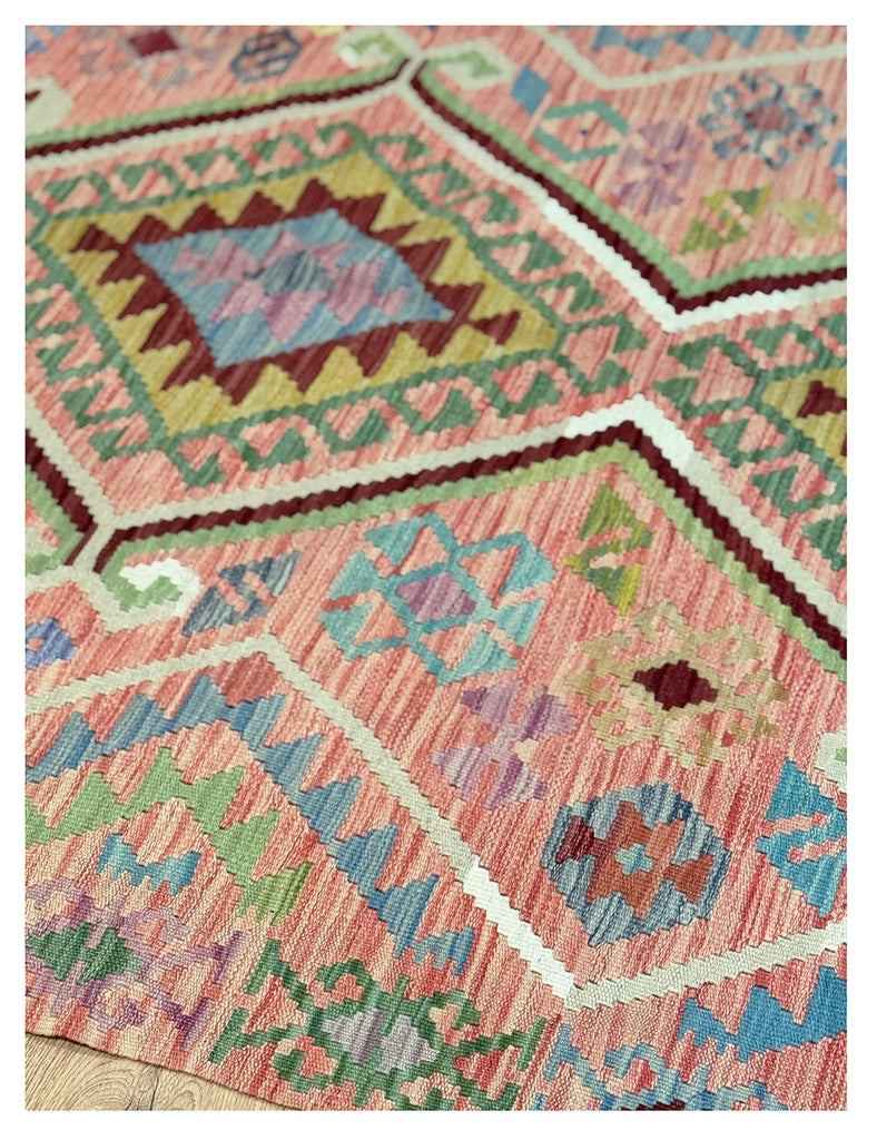 Kilim Rug |  189cm x 144cm | Chalk Kilim Rug | Emma Mellor Rugs London