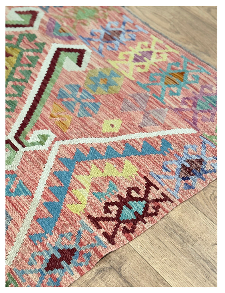 Kilim Rug |  189cm x 144cm | Chalk Kilim Rug | Emma Mellor Rugs London