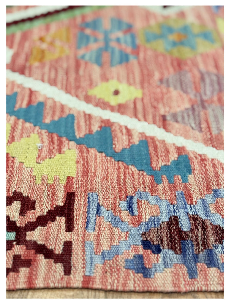 Kilim Rug |  189cm x 144cm | Chalk Kilim Rug | Emma Mellor Rugs London