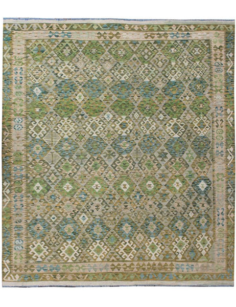 Chalk Kilim Rug | 303cm x 263cm | Kilims | Emma Mellor Handmade Rugs