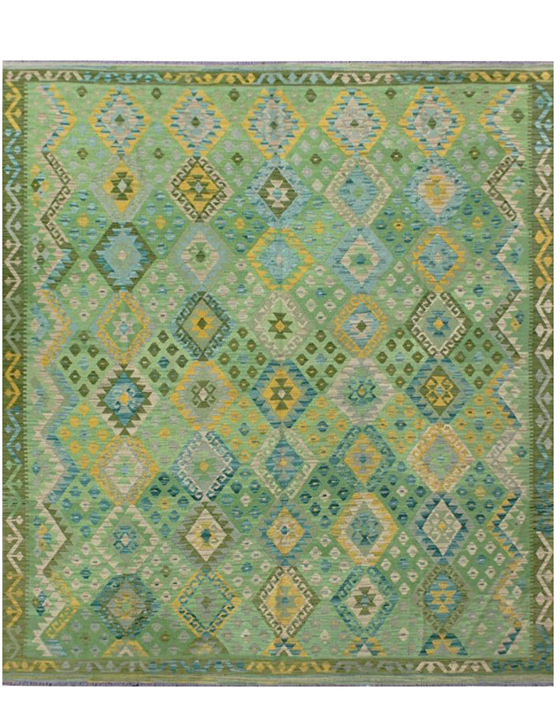 Chalk Kilim Rug | 306cm x 270cm | Kilims | Emma Mellor Handmade Rugs