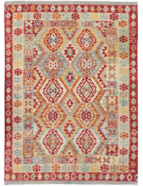 Kilim Rug | 235cm x 170cm | Chalk Kilim Rug | Emma Mellor Rugs London