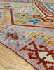 Chalk kilim rug from Emma Mellor