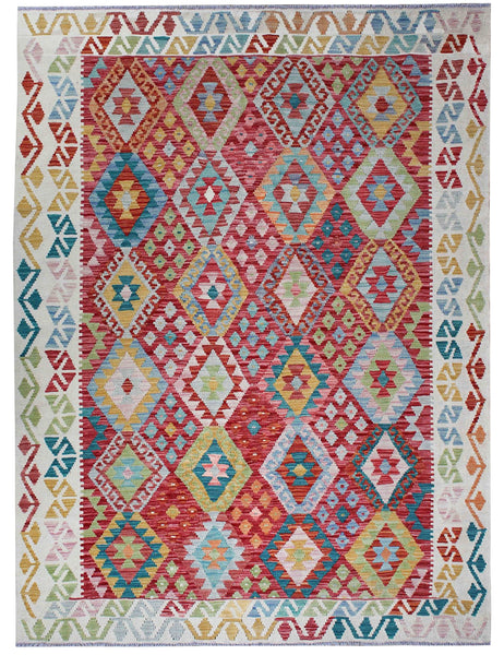 Kilim Rug | 232cm x 172cm | Chalk Kilim Rug | Emma Mellor Rugs London