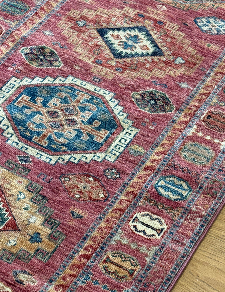Dusty Rose Hall Runner | 307cm x 81cm | Gendje Rug | Emma Mellor Rugs