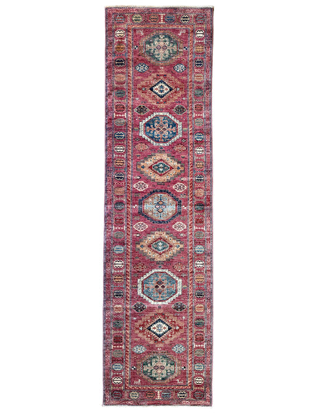 Dusty Rose Hall Runner | 307cm x 81cm | Gendje Rug | Emma Mellor Rugs