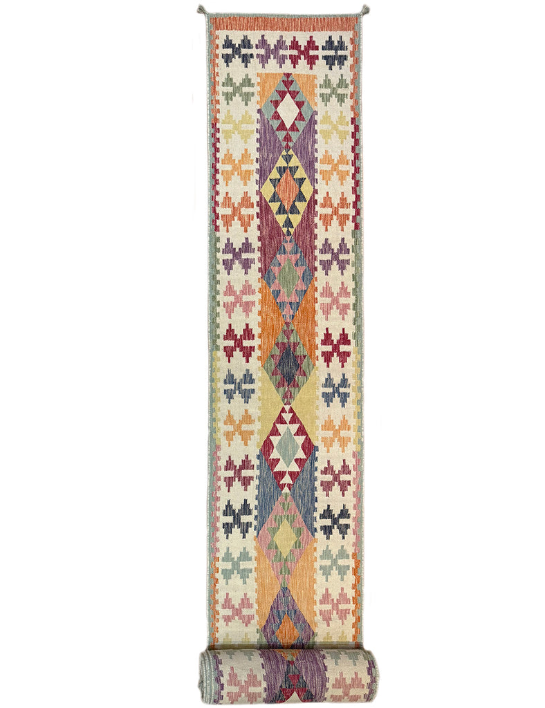 Extra Long Kilim Runner | 1167cm x 86cm | Emma Mellor Handmade Rugs
