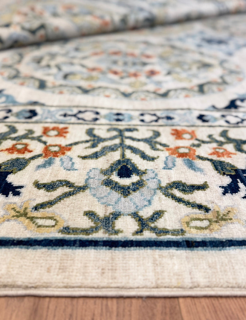 Garden Tile Rug - Handmade in Afghanistan with fine wool and natural dyes - Garden Tile Rugs | Emma Mellor Handmade Rugs London