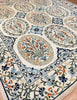 Garden Tile Rug - Handmade in Afghanistan with fine wool and natural dyes - Garden Tile Rugs | Emma Mellor Handmade Rugs London