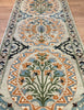 Suzani Garden Tile Hall Runner | 307cm x 80cm | Garden Tile | Emma Mellor Rugs