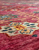Raspberry Gendje Rug | 430cm x 300cm | Emma Mellor Handmade Rugs