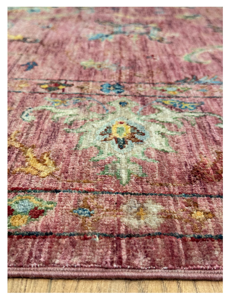 Dusky Rose Gendje | 245cm x 170cm | Rugs | Emma Mellor Handmade Rugs