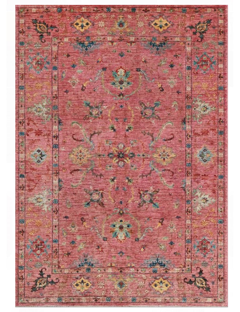 Dusky Rose Gendje | 245cm x 170cm | Rugs | Emma Mellor Handmade Rugs