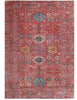 Raspberry Gendje Rug | 378cm x 271cm | Large Rugs | Emma Mellor Rugs