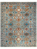 Cerulean Blue Gendje Rug | 305cm x 245cm | Rugs | Emma Mellor Rugs