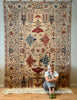 Biscuit Gendje Rug | 305cm x 200cm | Rugs | Emma Mellor Rugs