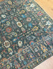 Forest Green Gendje Rug | 305cm x 250cm | Rugs | Emma Mellor Rugs