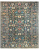 Forest Green Gendje Rug | 305cm x 250cm | Rugs | Emma Mellor Rugs