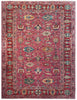 Raspberry & Vermilion Gendje Rug | 235cm x 170cm | Emma Mellor Rugs