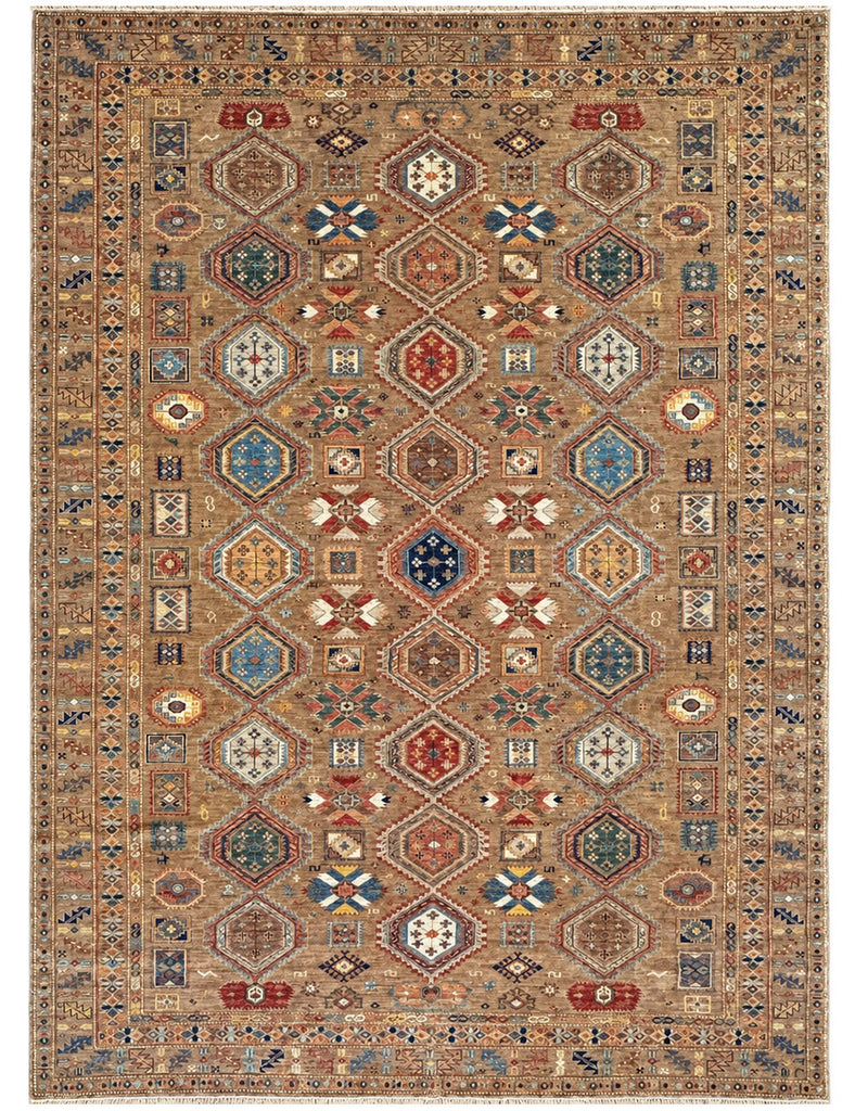 Marmalade Gendje Rug - This Gendje Rug was Handmade in Afghanistan with fine wool and natural dyes | Worldwide Shipping | Emma Mellor 