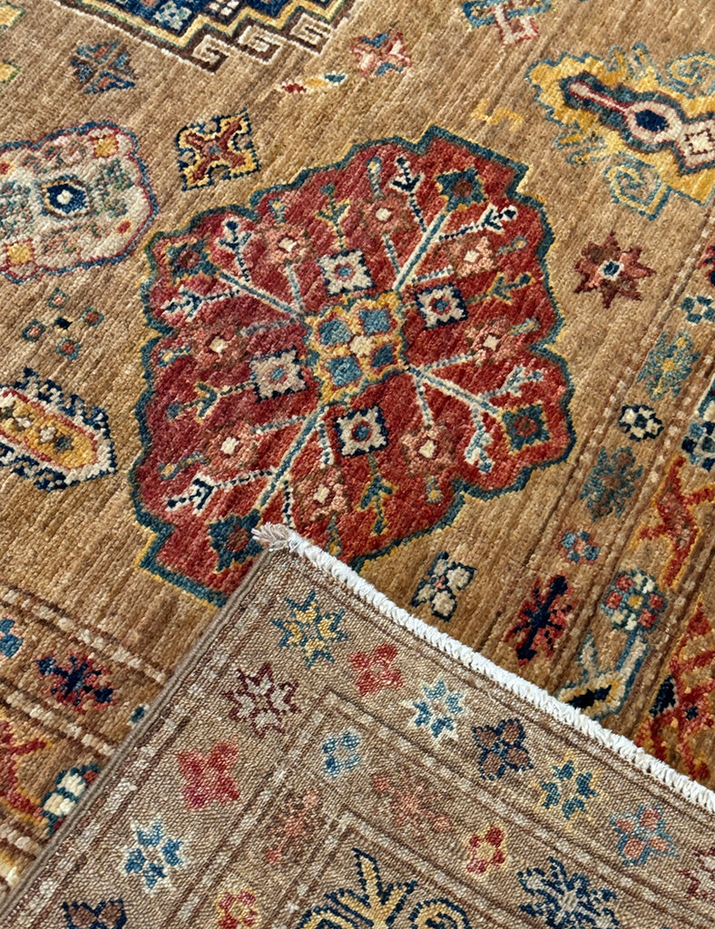 Marmalade Gendje Rug - This Gendje Rug was Handmade in Afghanistan with fine wool and natural dyes | Worldwide Shipping | Emma Mellor Handmade Rugs