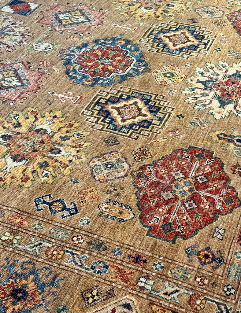 Marmalade Gendje Rug - This Gendje Rug was Handmade in Afghanistan with fine wool and natural dyes | Worldwide Shipping | Emma Mellor Handmade Rugs