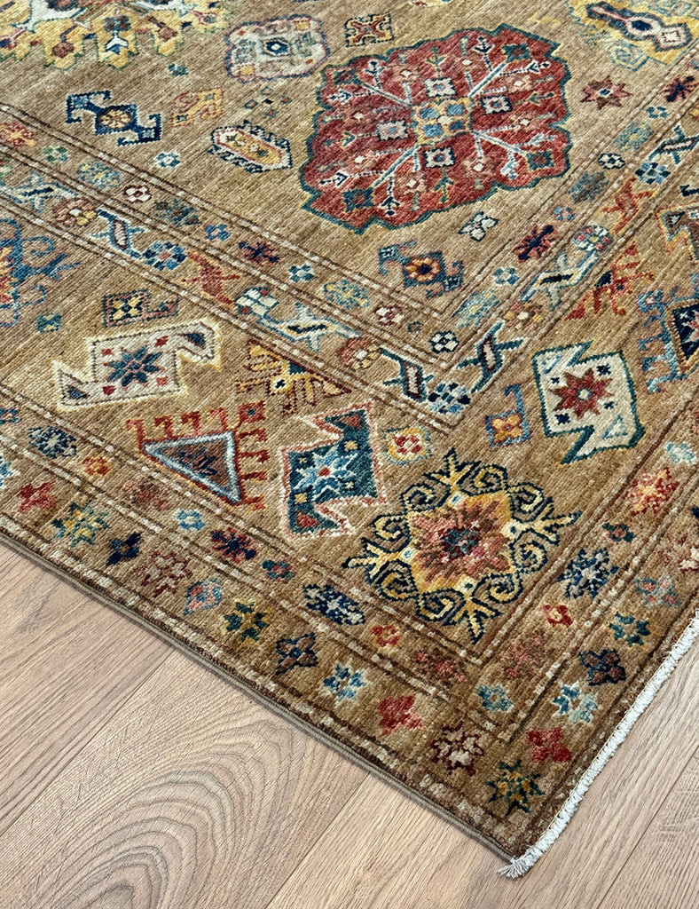 Marmalade Gendje Rug - This Gendje Rug was Handmade in Afghanistan with fine wool and natural dyes | Worldwide Shipping | Emma Mellor Handmade Rugs