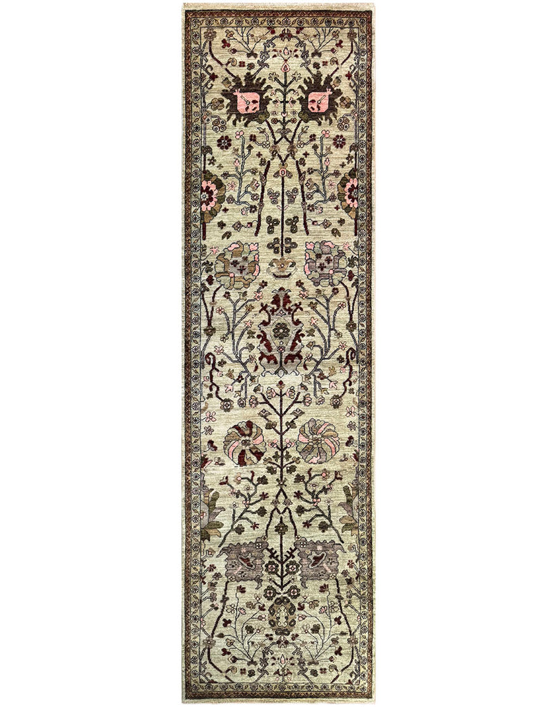 Antique Gold Hall Runner | 298cm x 81cm | Hall Rugs | Emma Mellor Rugs